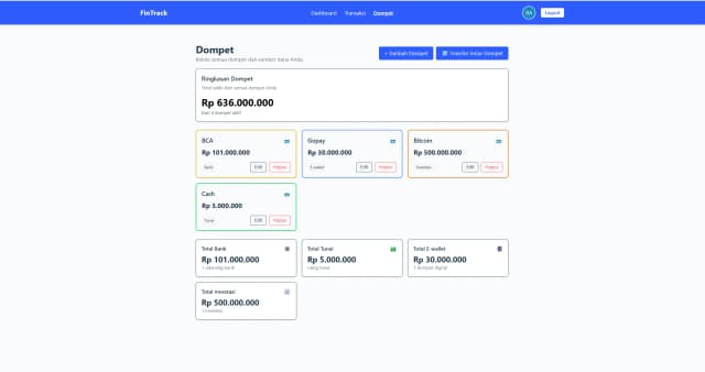 FinTrack – Personal Finance Dashboard